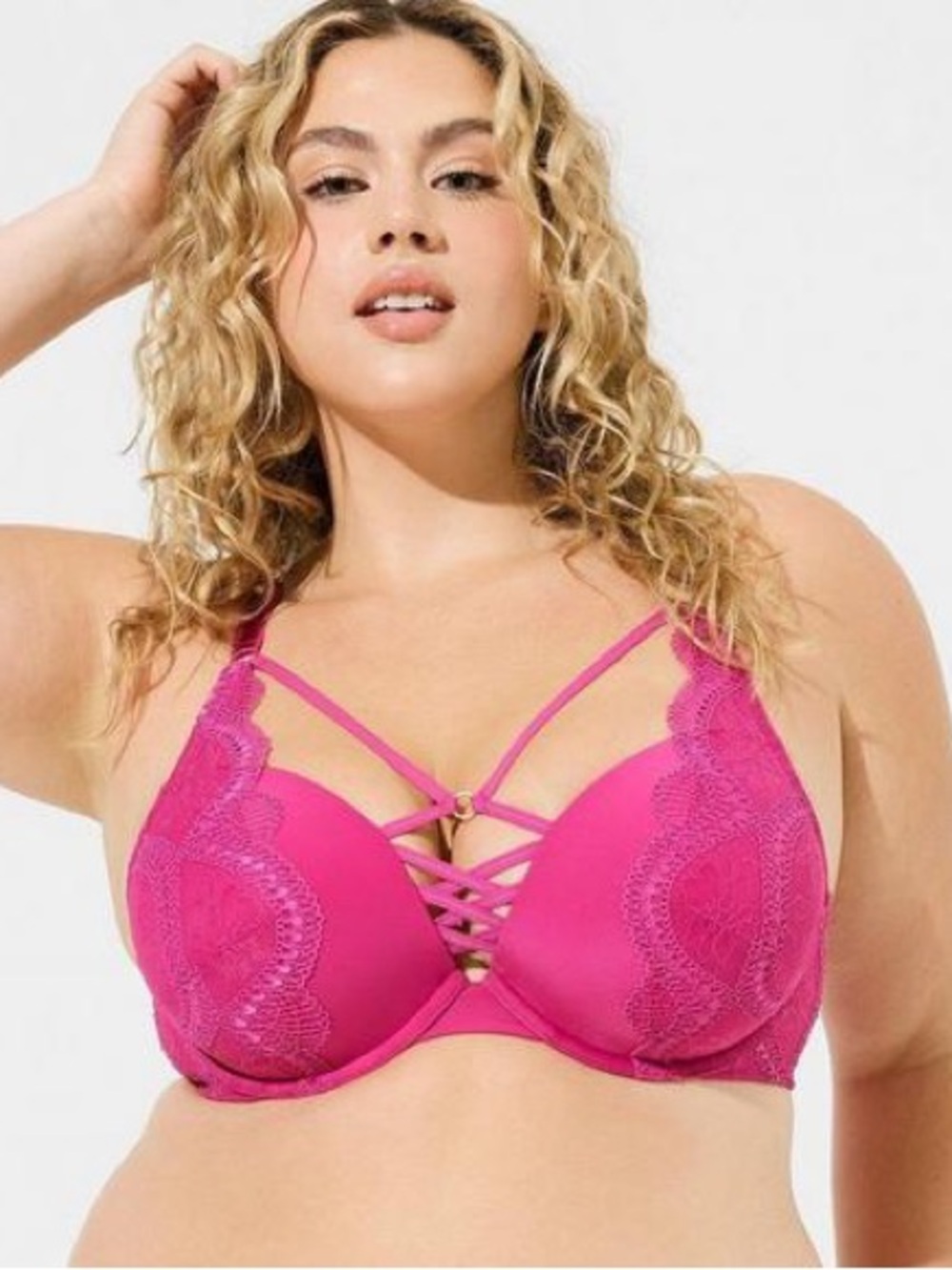 Torrid Curve NWT XO plunge push-up bra